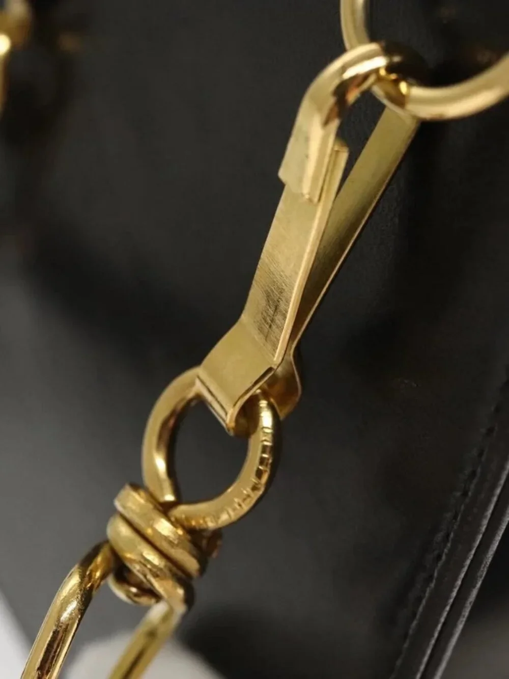 CHANEL Hand Bag Lamb Skin Beige CC Auth 117841